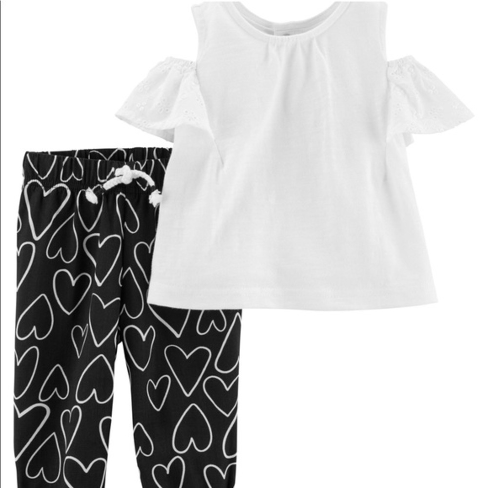 Carter’s 2-Pc Matching Set Top and Pants Size 24m NEW - Picture 1 of 14